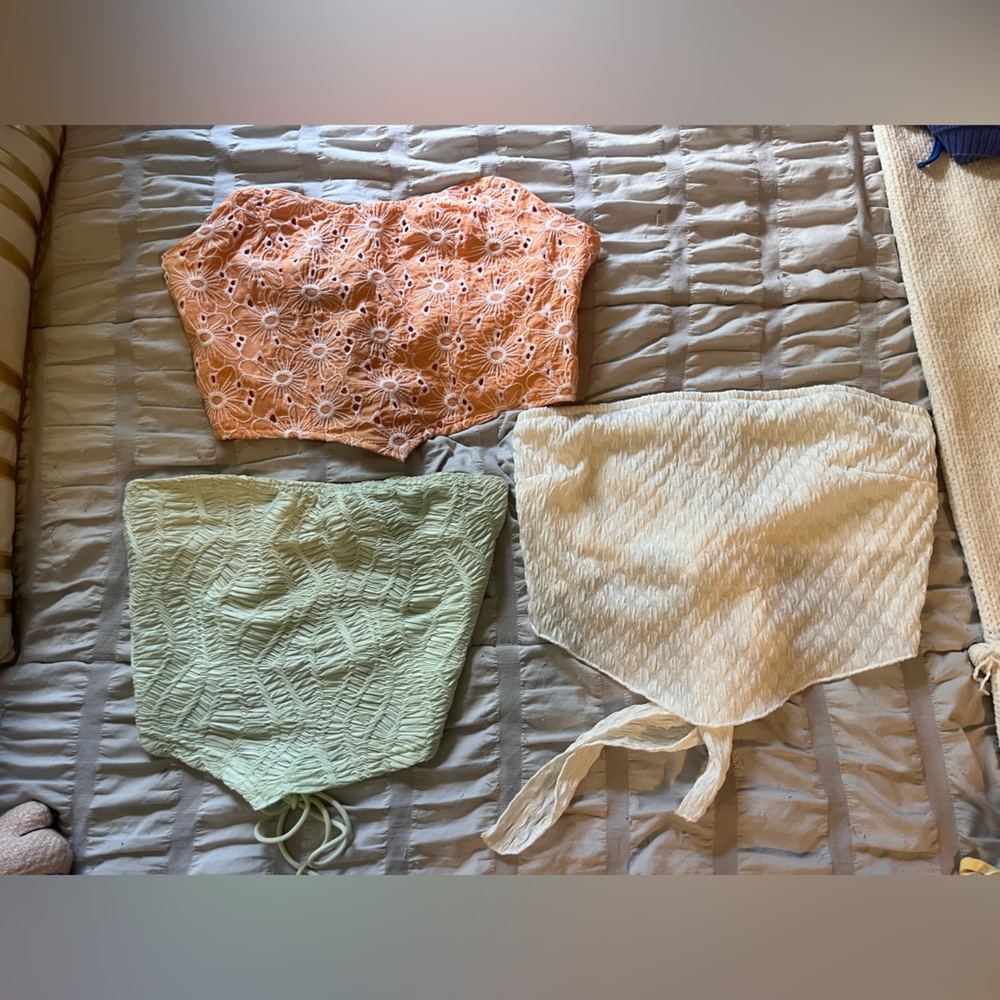 Lot of 3 tube tops size small